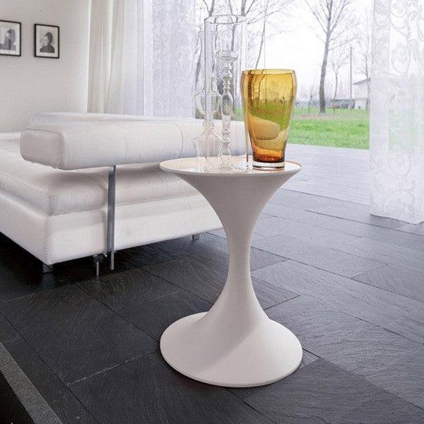 Andorra Modern Round End Table - Euro Living Furniture