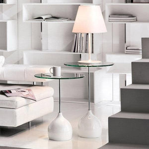 Adachi Modern Round End Table - Euro Living Furniture