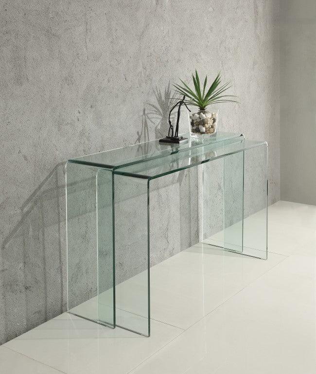 Visio Glass Console Table - Euro Living Furniture