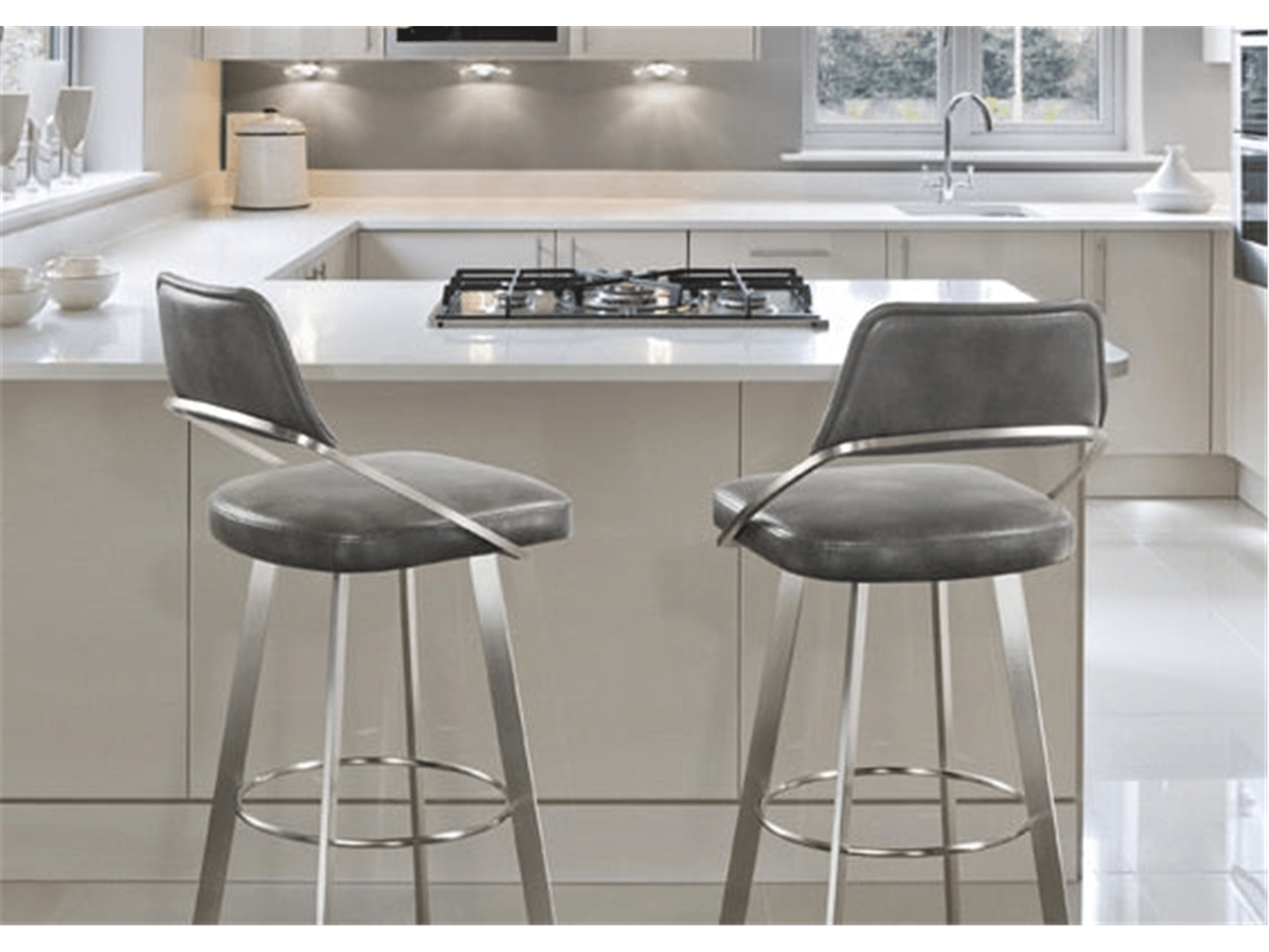 Pamina Bar Stool - Euro Living Furniture